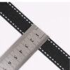 1CM Black Polyester Webbing with White Jump Stitch – Flat Woven Trim for DIY Accessories, Hair Bows & Decorative Crafting