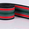 详情-09 150D Twill Mixed Color Stripe Polyester Webbing with Fishline – 2.5cm Decorative Tape for Shoes & Garment Accessories