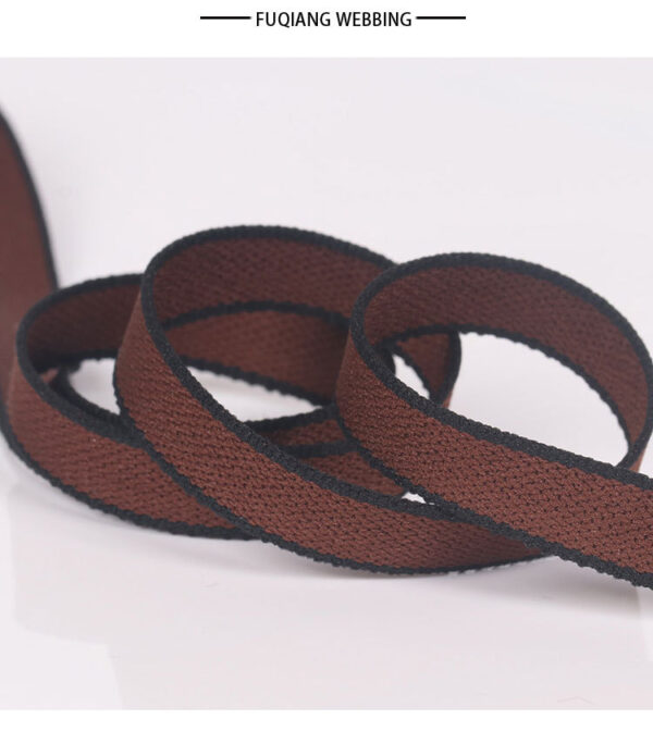 1.0cm Multicolor High-Stretch Polyester Dense Weave Webbing – Garment Neckline Tape & Decorative Trim