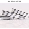 Factory Direct 1.0cm Striped Polyester Webbing – 100D Dense Weave Mélange Tape for Bags & Apparel Trim (In Stock)