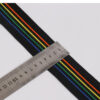 详情-11 7cm Intercolor Knitted Mesh Tape with Monofilament – Breathable Side Stripe for Sportswear & Casual Pants