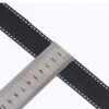 1CM Black Polyester Webbing with White Jump Stitch – Flat Woven Trim for DIY Accessories, Hair Bows & Decorative Crafting