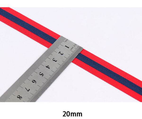 Multicolor Fishline Polyester Herringbone Webbing – 1.0–3.0cm Decorative Edge Trim for Garment & Bag Accessories