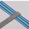 详情-12 7cm Intercolor Knitted Mesh Tape with Monofilament – Breathable Side Stripe for Sportswear & Casual Pants