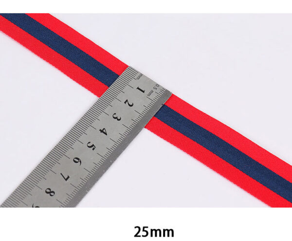 Multicolor Fishline Polyester Herringbone Webbing – 1.0–3.0cm Decorative Edge Trim for Garment & Bag Accessories