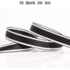 In-Stock 100D Dense Weave Mélange Stripe Polyester Tape – 3-Color Trim Webbing for Garment Necklines, Bags & DIY Projects