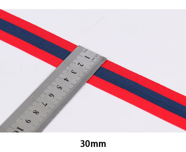 Multicolor Fishline Polyester Herringbone Webbing – 1.0–3.0cm Decorative Edge Trim for Garment & Bag Accessories