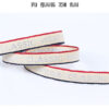 1cm–2cm Silver Thread Letter Jacquard Webbing – Polyester “Classic Wear” Trim Tape for Garment Decoration