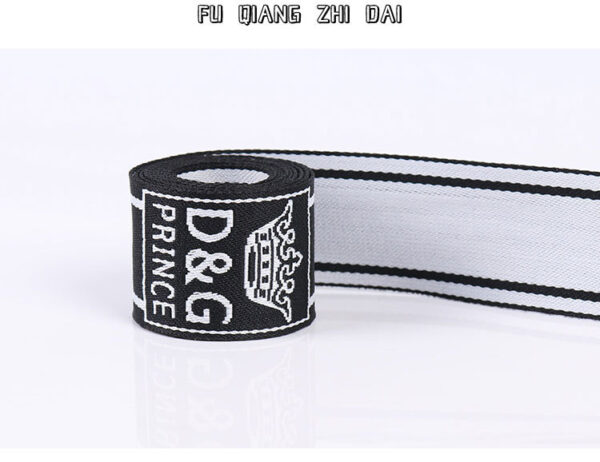 3cm Elastic Jacquard Nylon-Like Polyester Webbing – Custom Waistband & Garment Trim Tape