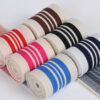 6cm Colorful Rib Knit Stripe Tape – Nylon-Like Jacquard Webbing for Sportswear & Casual Clothing