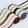 Polyester Ribbed Knitted Striped Tape 5cm | Side Trim