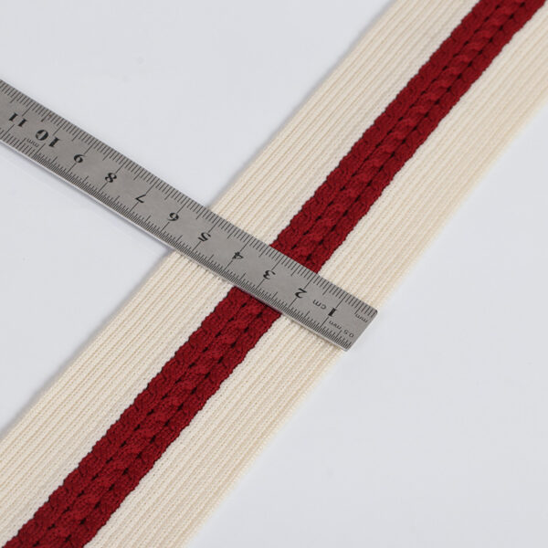 Polyester Elastic Ribbed Knitted Tape 5.5cm Trim