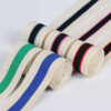 4cm Elastic Striped Ribbed Knit Tape for Sports Pants