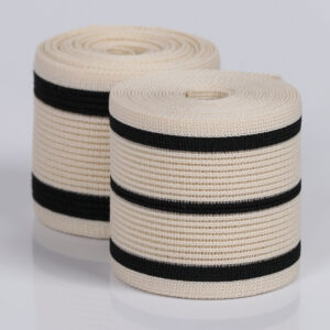 4cm Low-Stretch Polyester Single-Knit Stripe Tape for Pants