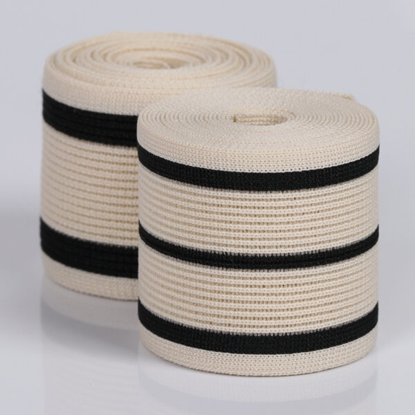 4cm Low-Stretch Polyester Single-Knit Stripe Tape for Pants