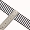 4.0cm Multicolor Stripe Polyester Knit Tape – Stretchable Side Panel Trim for Apparel