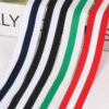 2.5cm Polyester Striped Webbing with Hook Edge – Warp Knitted Trim