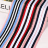 4.0cm Striped Polyester Knitted Tape | Single-Side Garment Edge Trim | Printable