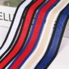 2.0cm Multicolor Striped Polyester Mesh Knitted Tape | Stretch Apparel Side Trim