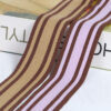 Polyester Elastic Striped Knitted Tape 4.0cm | Clothing Trim