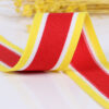 4.0cm Multicolor Stripe Polyester Knit Tape – Stretchable Side Panel Trim for Apparel