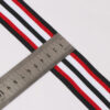 4.0cm Striped Polyester Knitted Tape | Single-Side Garment Edge Trim | Printable