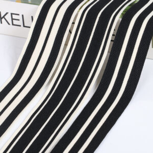 4cm 5cm Polyester Elastic Knit Tape for Pants Side Trim