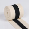 4cm / 3cm Elastic Striped Brushed Knit Rib Tape for Pants