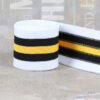 4.0cm Tricolor Polyester Knitted Webbing – Side Stripe Tape for Sports Pants & Apparel