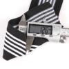 5.5cm Black & White Intercolor Polyester Knit Tape – Stretchable Side Stripe Webbing for Pants