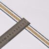 3.5cm Metallic Polyester Knitted Tape | Multicolor Garment Trim for Clothing & Pants
