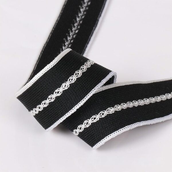 Fish Silk Polyester Knitted Tape 2.5cm/3.5cm | Colorful Mesh Trim