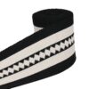 5cm Elastic Rib Jacquard Webbing – Polyester Knit Trim for Pants Side Stripes & Decorative Clothing Accessories