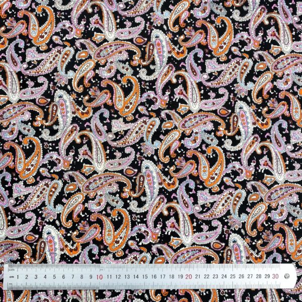 Cotton Paisley Floral Print Fabric — Summer Kids & Women Wear
