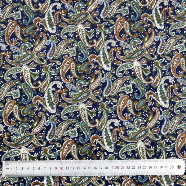 Cotton Paisley Floral Print Fabric — Summer Kids & Women Wear