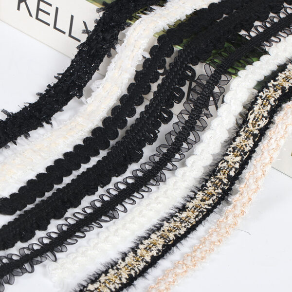 Korean Ethnic-Style Chanel Trim with Metallic Threads