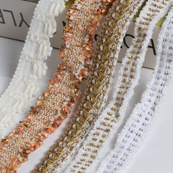 Korean Chanel Style Fringe Braided Lace Trim