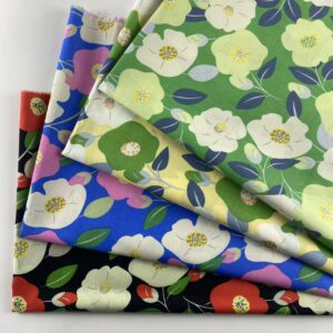 100% Cotton Printed Fabric — Fresh Floral Everyday Style