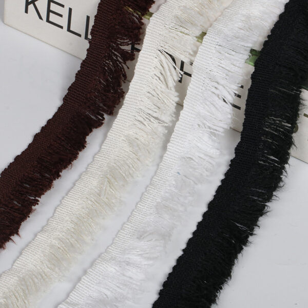 主图-01 Chanel Style Single-Side Fringe Trim with Metallic Accents