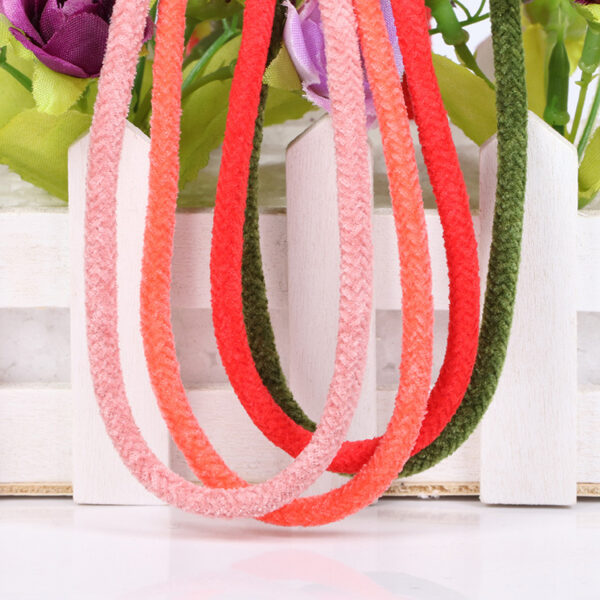 Fuzzy Chenille Piping Cord for Hoodies & Apparel Trim