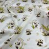 Cotton Digital Print Fabric Panda Cartoon — Soft Kidswear Textile