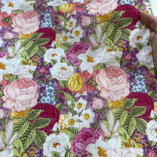 Cotton Digital Print Fabric — Soft Apparel & DIY Cloth