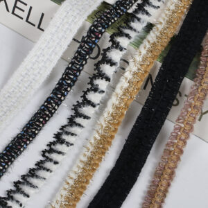 Korean Ethnic-Style Chanel Trim with Metallic Threads