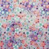 Polyester Floral Peach Skin Fabric — Thick Printed Cloth for Jackets