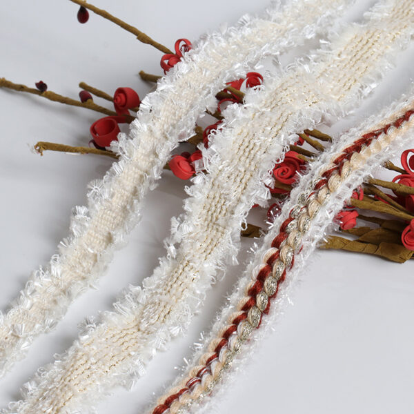 Korean Chanel Style Fringe Braided Lace Trim