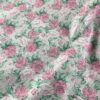 100% Cotton Rose Print Poplin Fabric — Summer Apparel & Home Textile