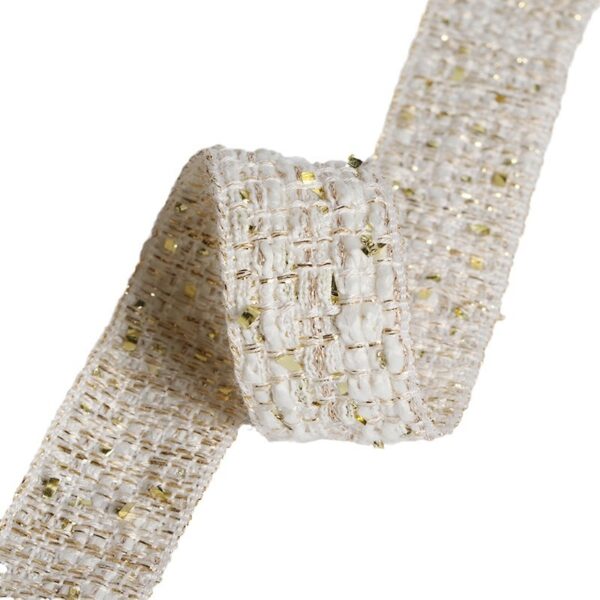 Korean Style Metallic Edge Lace Trim for Clothing Decoration