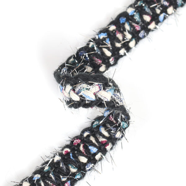 Korean Ethnic-Style Chanel Trim with Metallic Threads
