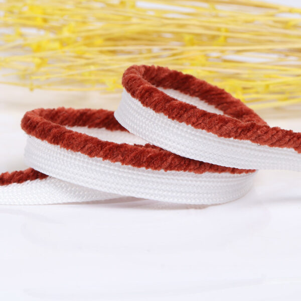 Chenille Piping Trim for Cushions, Bedding & Upholstery