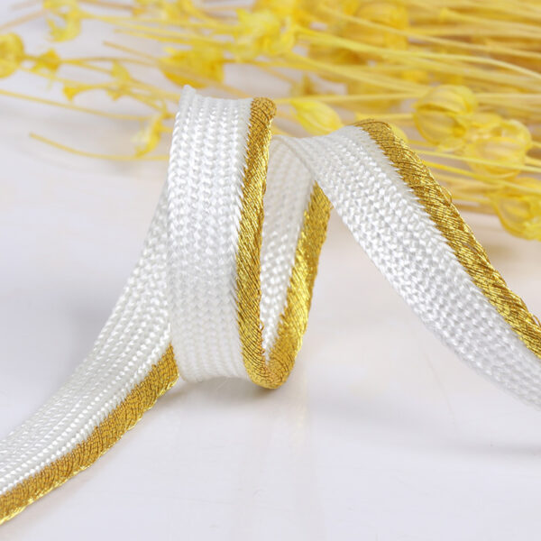 Metallic Polyester Piping Trim for Bedding & Apparel